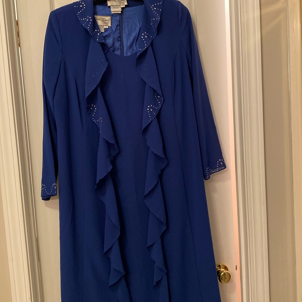 Misty Lane 2 piece dress and duster Sz 10